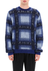 BRANDED ALPACA AND MOHAIR BLEND SWEATER